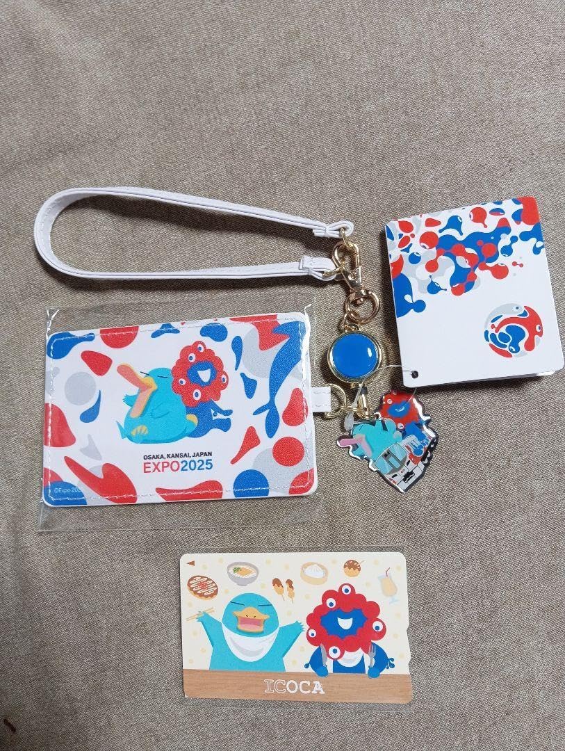 万博会場限定 ICOCAと木製カードケースBのセット icoca ケース